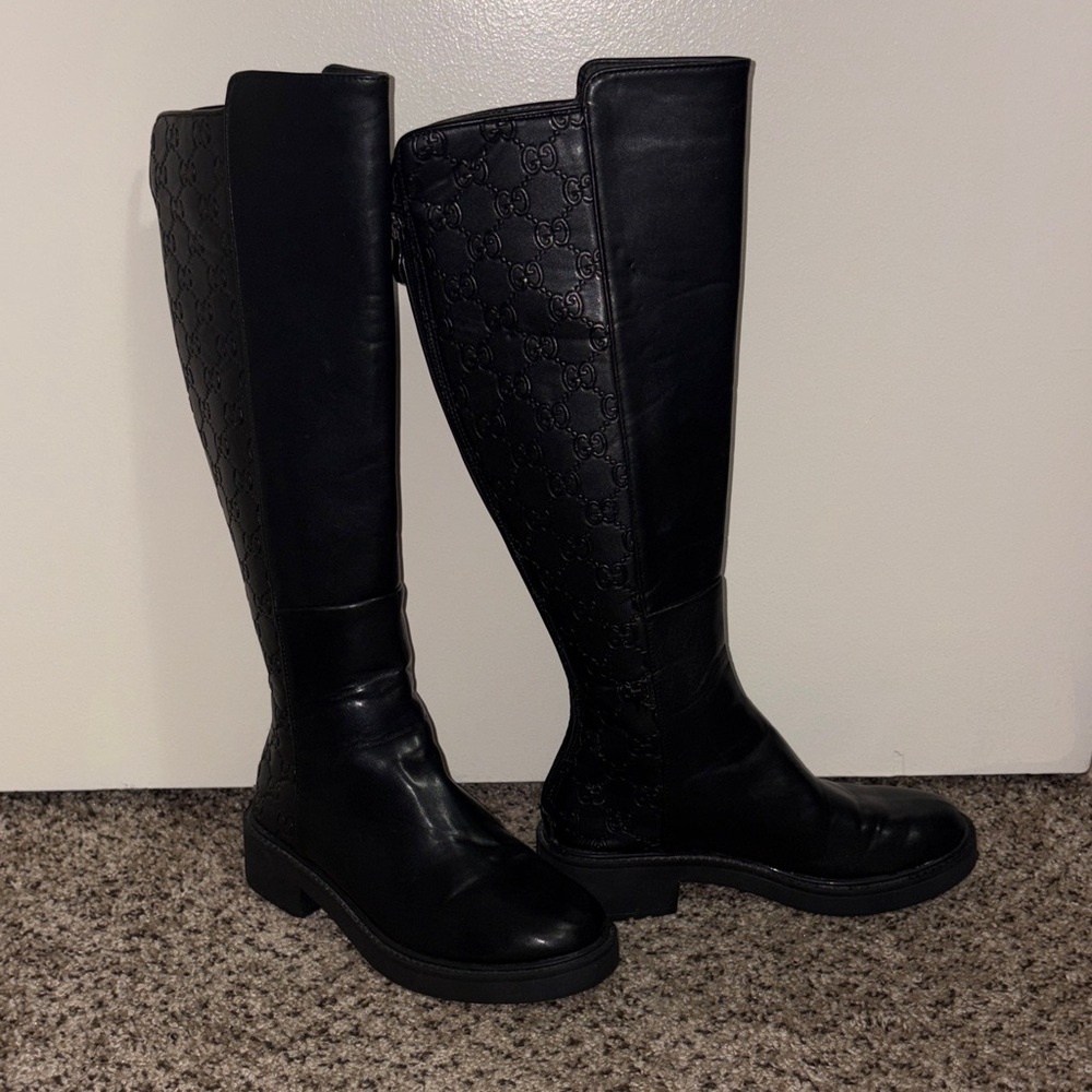 Gucci Black Riding Boots